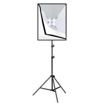 Puluz PU5071EU Studio Set with 50x70cm Softbox, Tripod & 4 LED Bulbs