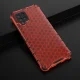 Case for Samsung Galaxy A42 5G Honeycomb Armor Cover with TPU Bumper, Red