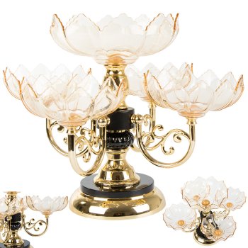 Rotating Vase Bowl For Fruit Sweets, 30 cm