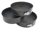 Round Springform Cake Pan Set, 3 pcs (24, 26, 28 cm), Grey