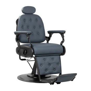 Gabbiano Francesco Barber Chair Graphite Brushed Base Grade 2