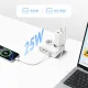 Orico PDC25 25W 6in1 Power Strip 2x AC + 2x USB-A + 2x USB-C - White