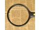 Large Reading Magnifying Glass with LED Light 130mm, 2x / 5x Magnification, Black