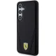 Ferrari Samsung Galaxy S24+ Case Hot Stamp V Lines MagSafe, Black