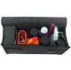 Car Trunk Organizer with Handle, black