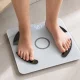 Analytical Bathroom Scales with Bluetooth, Glass, 180kg, White