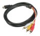 HDMI to 3x RCA Cable Adapter 1.5m