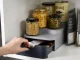 Three-Tier Kitchen Organizer with Drawer, Grey