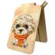 Nimmy New Big-Eye Cute Pets 2.0 Dog Magnetic Wallet with Stand Brown