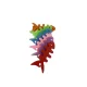 Fish-Shaped Headphone Cable Wrap, White