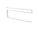 Slide-On Paper Towel Holder, Metal, White