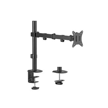 Single Monitor Desk Mount 17"-32" 9kg VESA Black