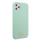 Guess Silicone Vintage Gold Logo Case for iPhone 11 Pro, Green