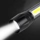 Rechargeable Tactical XPE+COB LED Flashlight