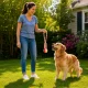 Dog Rope Toy with Tennis Ball, 34 cm
