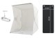 Portatīvā mini studija priekšmetu bildēšanai, gaismas kaste | Foldable Studio Photo Box LED Light Cube