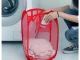 Collapsible Laundry and Toy Basket, 65L, Red