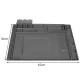 Bigstren Silicone Service Mat with Magnetic Pockets Grey, 30x45cm