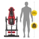 4Fizjo 1334 Inversion Table, Red/Black