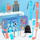 15-in-1 Family Accessory Pack for Nintendo Switch 2, Orange and Blue