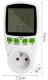 White Plug-In Power Meter with LED Backlight 3680W