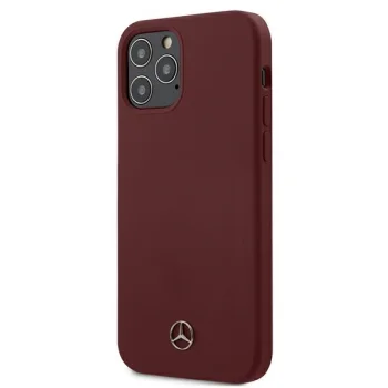 Mercedes Silicone Line Case for iPhone 12 / 12 Pro, Red