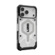 UAG Pathfinder Clear MagSafe Phone Case Cover iPhone 17 Pro Max - White and Gray