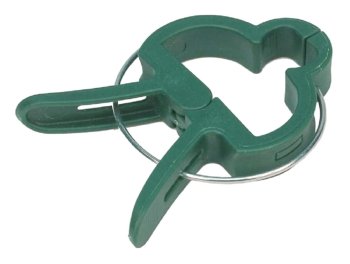 Plant support clips, 12 pcs, green