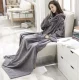 Oversized Warm Sweatshirt Blanket with Sleeves and Pocket for Men and Women