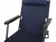 Garden Beach Deck Chair Folding Sunbed with with Headrest, Gray