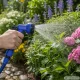 Expandable Garden Hose with Spray Gun 5-15m, Blue