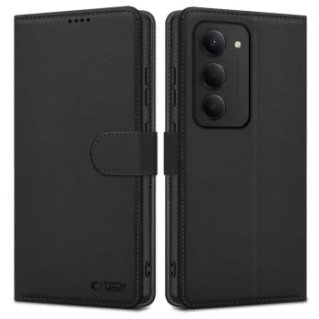 Tech-Protect Wallet Case for Xiaomi Redmi 15 4G / 5G, Black
