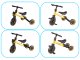 TRIKE FIX MINI Kids Running Bike Tricycle with Pedals 3in1, Yellow