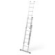 ModernHome 3x7 Multi-Purpose Aluminum Ladder Folding A-Frame 330 lbs Capacity