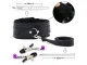 10-Piece BDSM Bondage Set with Handcuffs and Whip