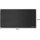 Izoxis 21912 XXL Desk Mat for Keyboard and Mouse, Black