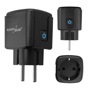 Greenblue Smart WiFi Plug, 16A/3840W, Black