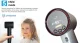 Hair Dryer with LCD Screen, 6 Modes, Negative Ions, 1800W, White