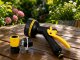 Garden Spray Gun with 10 Watering Modes and Connectors, Yellow/Black