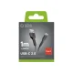 SBS USB-A - USB-C Cable 1m, Black