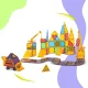 Ricokids Educational Magnetic Building Blocks RK-780, 90-Piece Construction Set