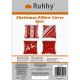 Ruhhy Christmas Decorative Cushion Cover Set 45x45 cm, 4 pcs