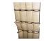 Hanging Jewelry Organizer with 20 Pockets for Wardrobe, Beige
