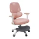 Ergonomic Kids Desk Chair with Footrest, Swivel Adjustable, Pink
