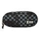 School Pencil Case ST.RIGHT - Pixel Cubes, Padded Sachet With Flap
