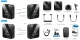 Wireless Dual Lavalier Microphone, OTG USB Type-C and Lightning