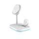 Tech-Protect QI15W-A27 3-in-1 inductive charger with MagSafe stand smartphone / Apple Watch / AirPods - white