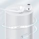 Dudao X14+ Wired In-Ear Headphones with Lightning Connector 1.2m - White