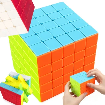 5x5 Speed Cube Logic Puzzle Toy, Multicolor