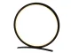 Ring Table Night Lamp, LED, Dimmable, Black